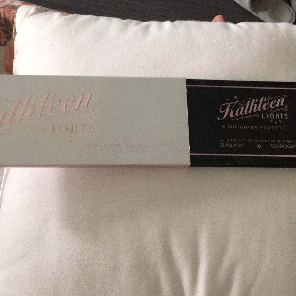 Kathleen lights highlighter palette makeup geek